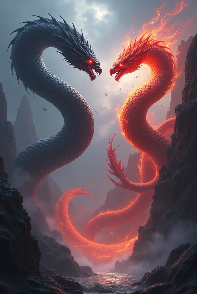 Black Naga and Red Naga