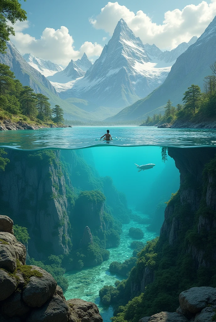 I want to create a short imaginary video of earth when human didn't exist

