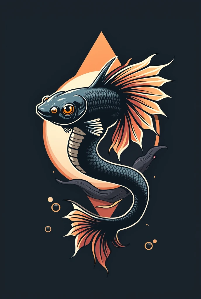 Cobra Guppy Fish logo