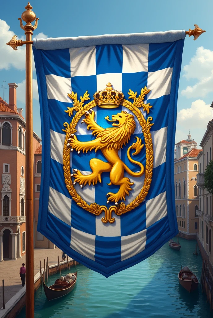 Bavarian Venetian Flag 