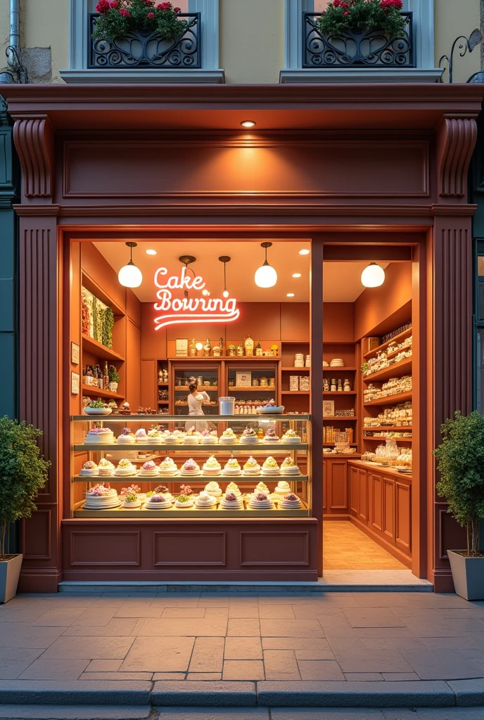 make a bigger storefront for a cake shop, cupcake, cakes and other types of desserts.
