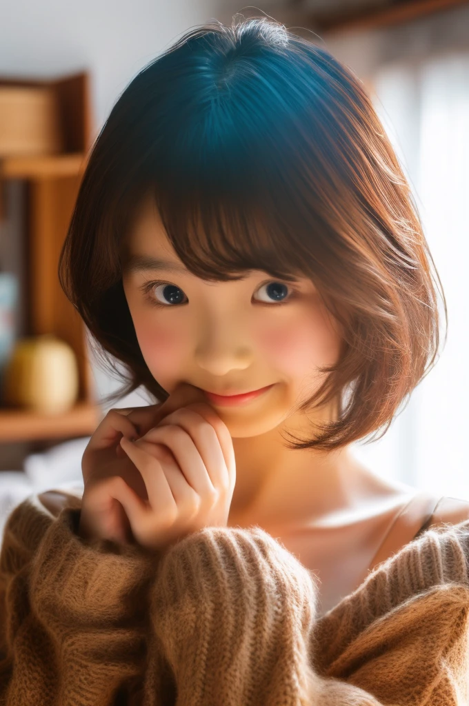 High resolution, Highest quality, super high quality, Very detailed 、Brown hair short cut、((4Group photo of nakid mothers with small tits ))(Mother's face:1.5、)High-class maid、Hairy pussy orgasm masturbation、Absurd、After the orgy、blush、Bedside、Not wearing breastfeeding underwear、Accurate anatomy