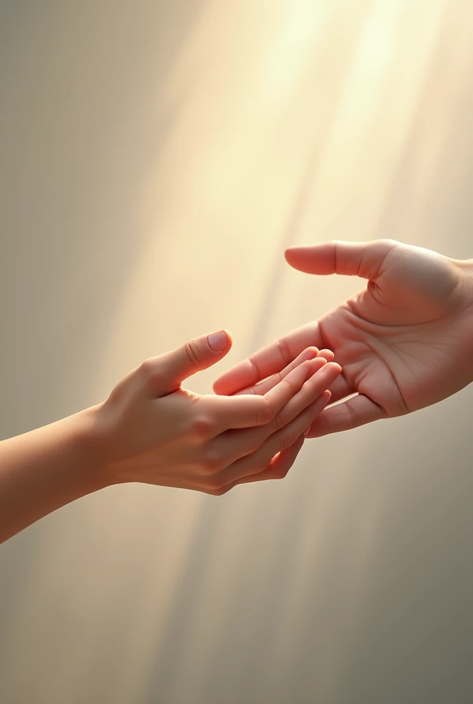 One hand helps another