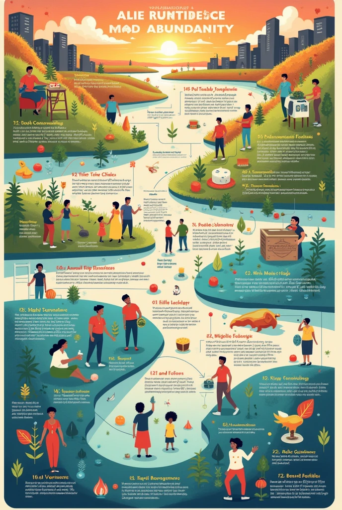 Poster about how to reduce scarcity