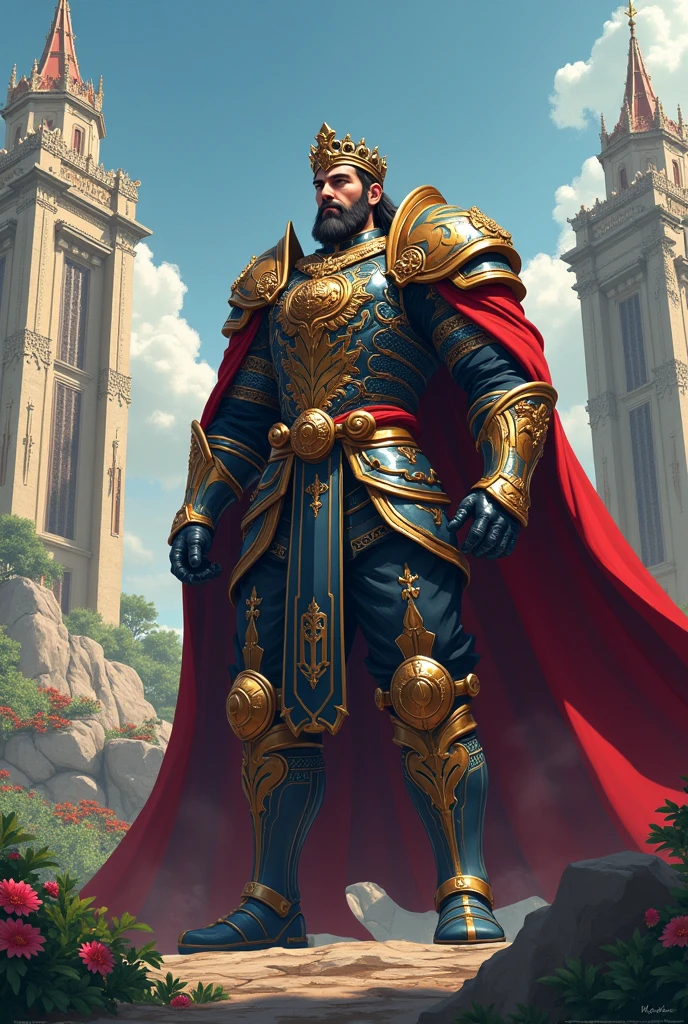 Anime king protect his kingdom