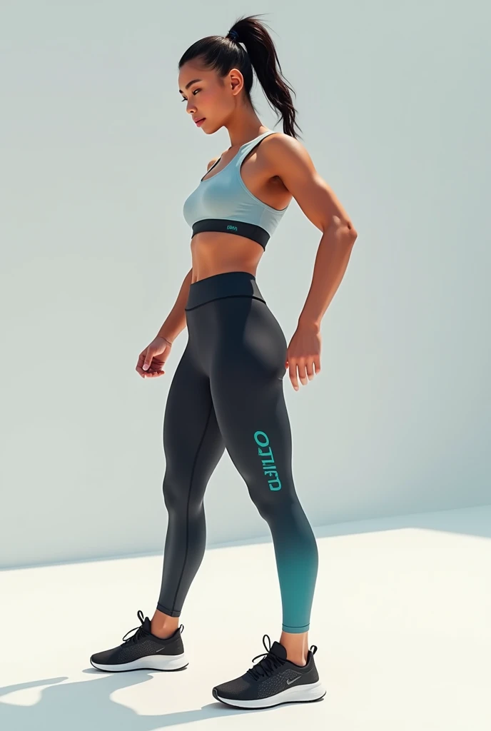 Make a person with dilio sport clothes