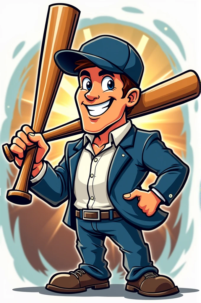 Jack sports bat sales for business logo
