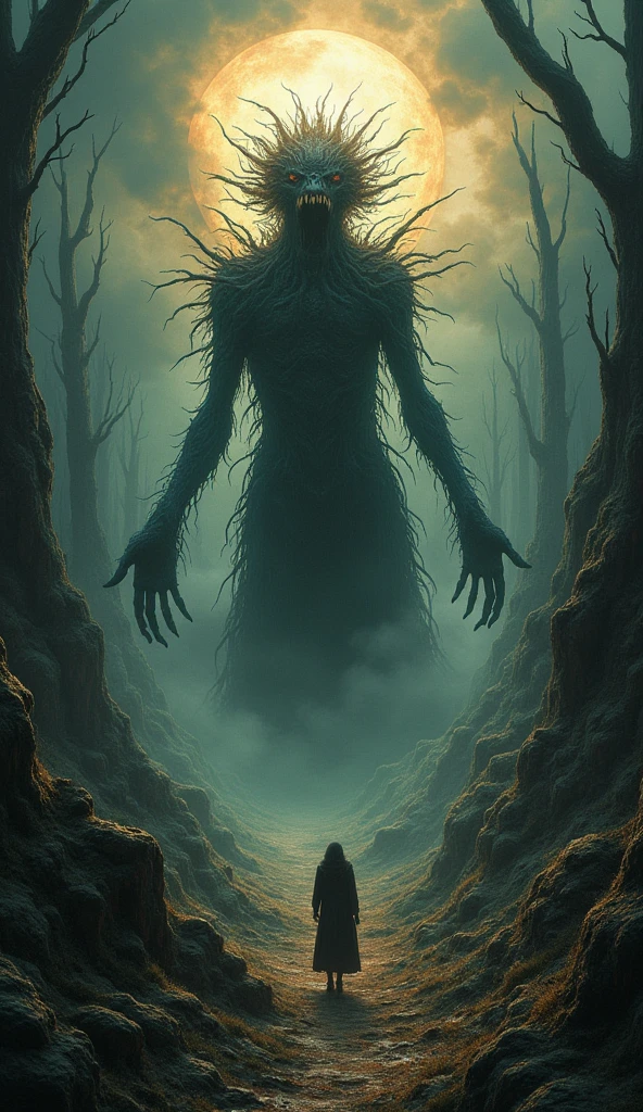 A collection that delves into the twisted and surreal, where visionary artists bring nightmarish worlds to life. Each piece in "Horrorscape Visionary" is a window into a landscape of fear and dread, where the ordinary becomes extraordinary, and the unimaginable is rendered with breathtaking detail. These artworks challenge the boundaries of reality, drawing the viewer into a realm where horror is not just seen, but felt, making it a must-see for those who dare to explore the darker side of the imagination.