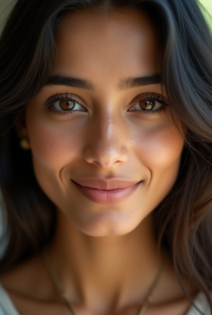 beautiful indian girl closeup