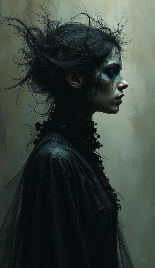 A dark and enigmatic collection where art meets the eerie and unsettling. "Macabre Muse" delves into the mysterious and the morbid, drawing inspiration from the shadowy corners of the human psyche. Each piece is a haunting reflection of fear, obsession, and the unknown, crafted with an eye for the grotesque and the beautiful. This collection speaks to those who find allure in the macabre, where creativity thrives in the darker realms of imagination.