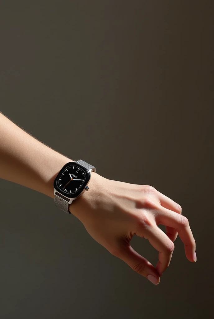1.75 display of a watch 45mm, how does it look like on like hand wrists size 5.4 inches