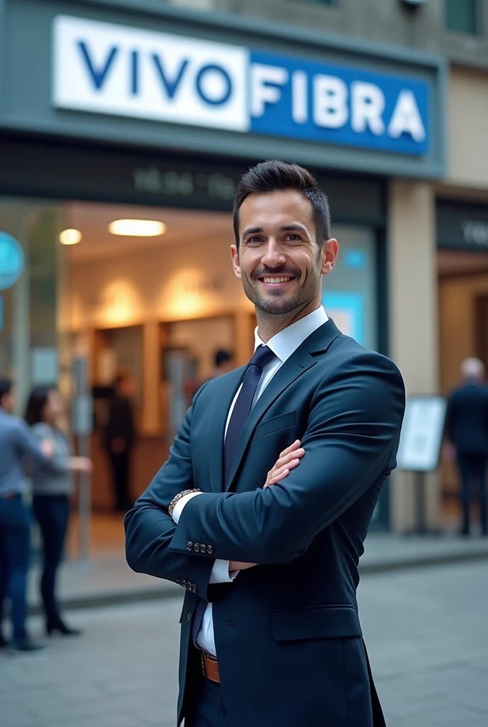 Salesperson from Vivo Fibra company