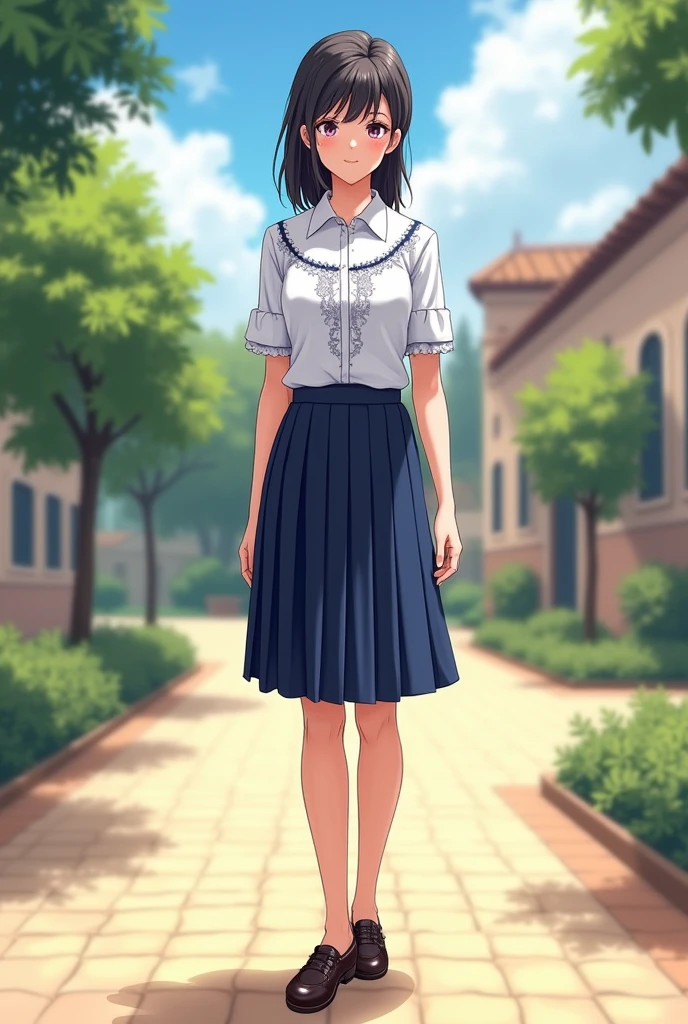 Girls' school uniform from San Jose Estepona school