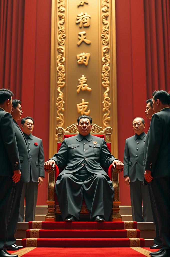 **Viñeta 3:**
(In the Supreme Palace, el Supreme Leader, surrounded by his ministers, is sitting on a golden throne. An advisor approaches him with a scroll.)
**adviser:** Great Leader, the citizens are beginning to complain about the long lines to buy... Well, to buy anything. Perhaps we should do something.
**Supreme Leader:** Nonsense! We will begin the campaign "Love in Waiting". With each day in line, the citizens will strengthen their love for the homeland. Print more posters!