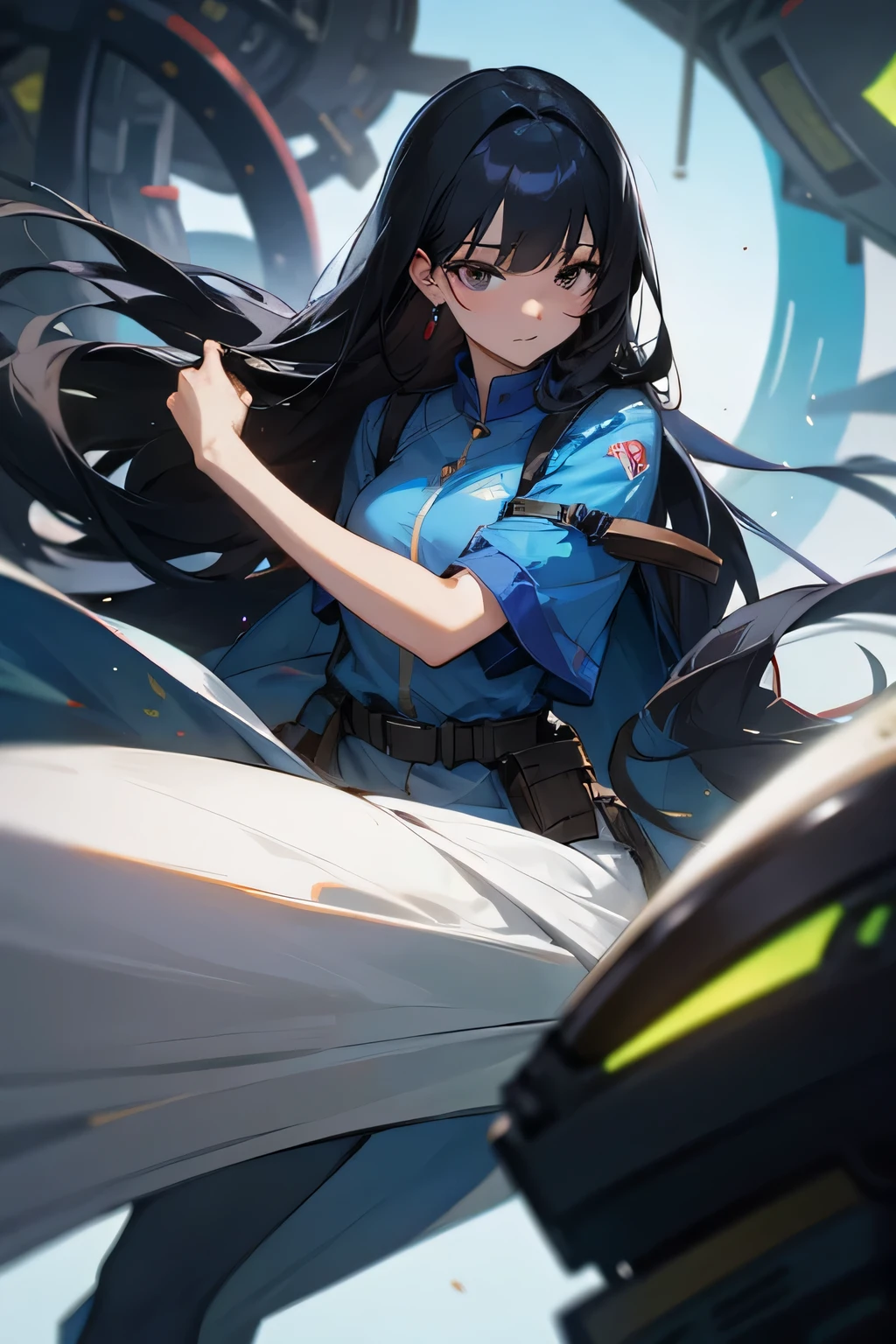 woman。Age 25。Height: 155cm。Black Hair。Often holds strong beliefs in their conclusions。a steady person。Straightforward and honest。Can be prone to strong opinions、Has the courage to admit mistakes quickly。Mr.々Able to adapt to different situations。Works on machine maintenance。Skilled in data analysis。