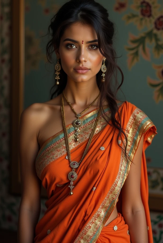 Old Desi indian bhabhi in saree nude