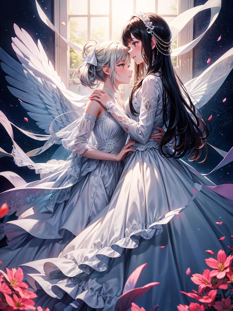 The image is a promotional poster for a video directed by Saikat Reza. It features a romantic theme, showcasing two individuals standing close together against a softly blurred background that creates a dreamy and intimate atmosphere. The poster includes text in Bengali script, along with an English note stating "8 MILLION VIEWS," highlighting the video's popularity. The overall design incorporates shades of blue and white, decorated with hearts, enhancing the romantic aesthetic. Additionally, there is a small CWM logo in the top left corner.