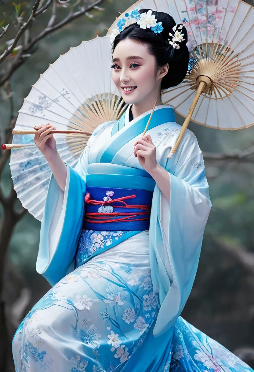 (Ice Sculpture:1.4),Movie Angle,(fan bingbing,  Ice Sculpture女孩,Anatomically correct,Full Body Love,杰作Ice Sculpture山茶花,Representative Works Hanfu,Smile,Sexy,全身Art,传统Art,Art,女王Art,令人惊叹的人体Art,Stunning Auditory Style,Traditional Japanese Girl,Japanese geisha, 日本Art品) 