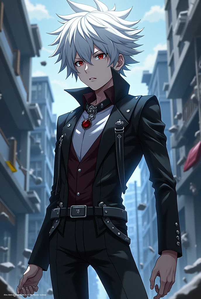 Create Accelerator character from Toaru Majutsu no Index