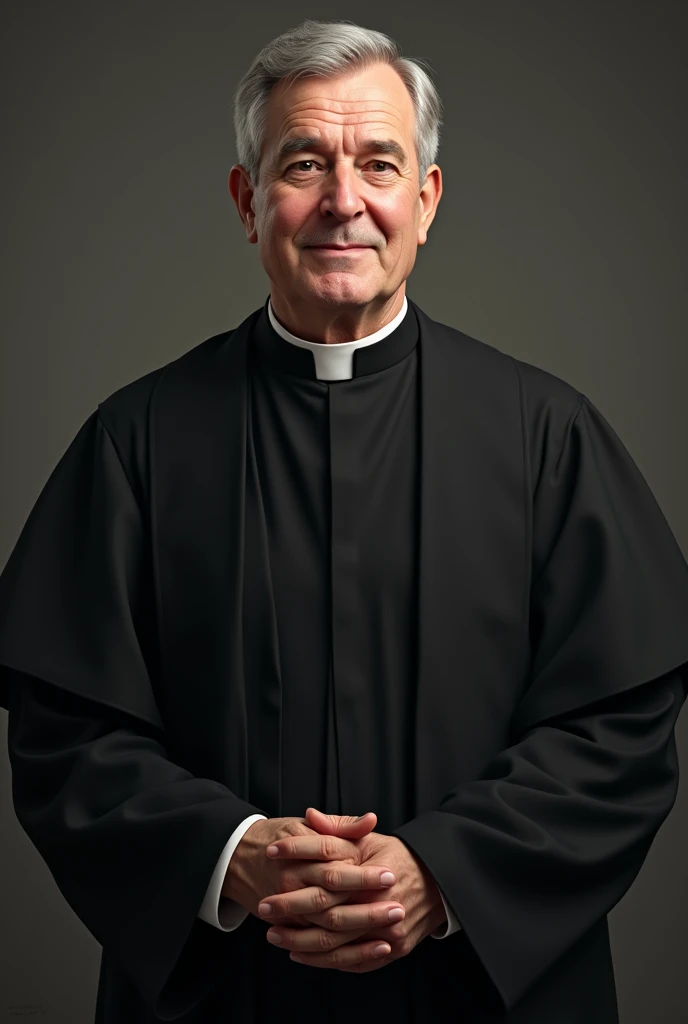 Image of a Catholic priest. 100% humanized