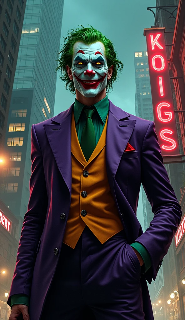 good joker comic book style