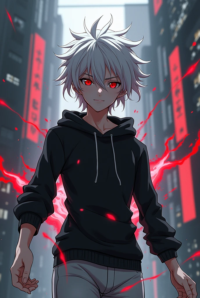 Creates Accelerator character from Toaru Majutsu no Index anime trait!
