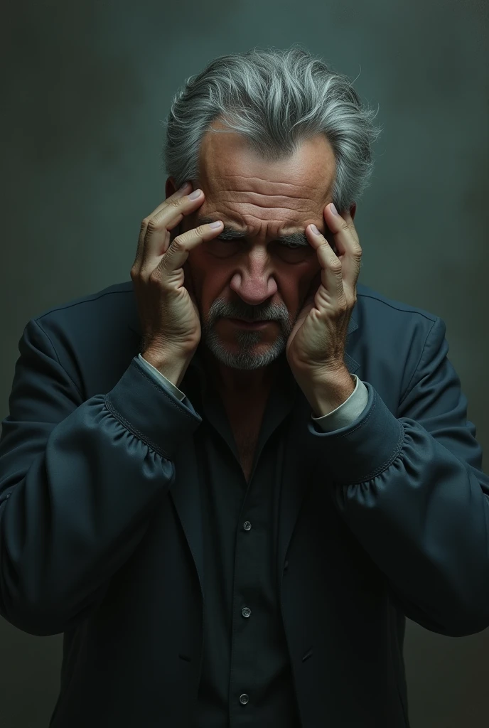 Frustation man picture
Depression man