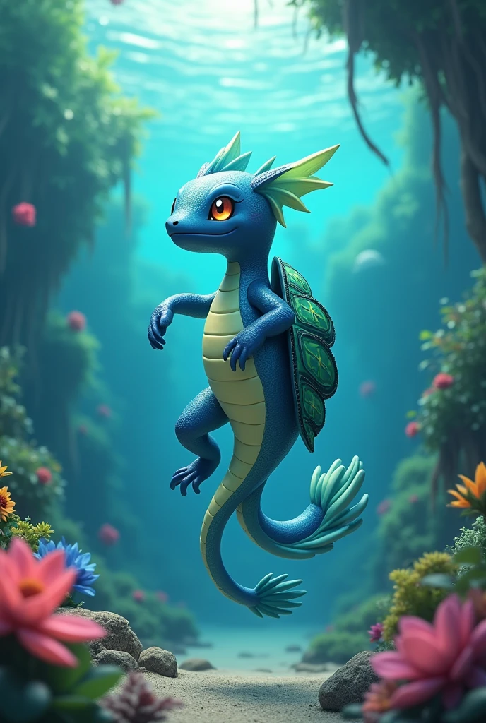 Create a water-type starter Pokémon based on the region of Mexico