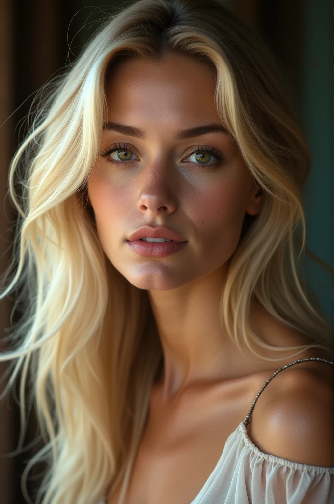 Blonde of the pix