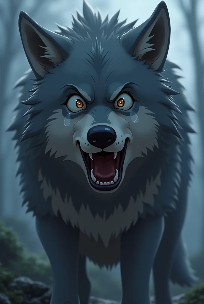 Sad wolf animated
Mad sad, crying