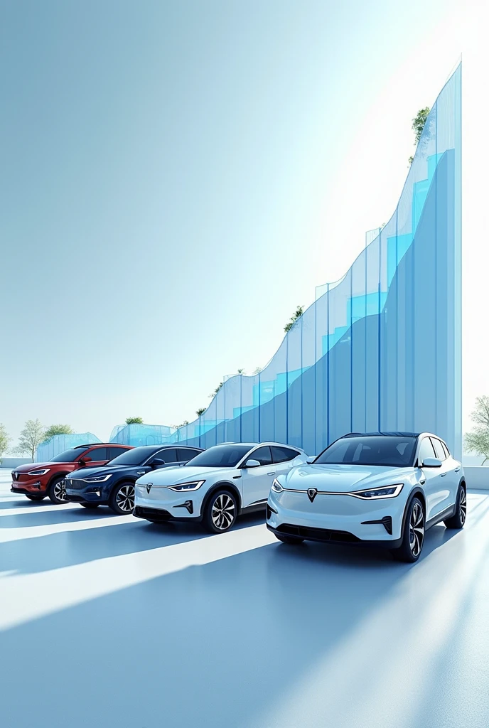 Create an image of dija " New imported electric vehicles have increased their sales by 92%% so far in 2024" and put D&D Electric Drive