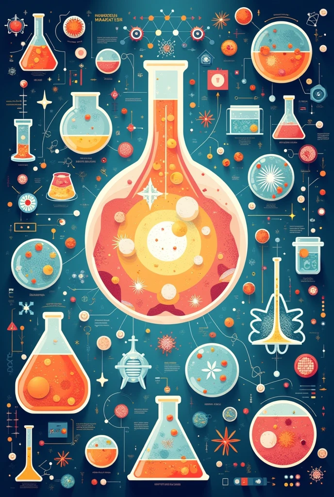 poster about mixtures(heterogeneous and homogenous), colloids, matter