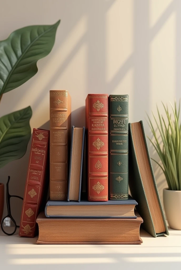 Create an image of books.