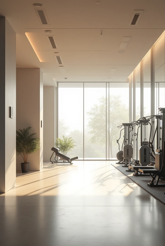 gym, Without people, small