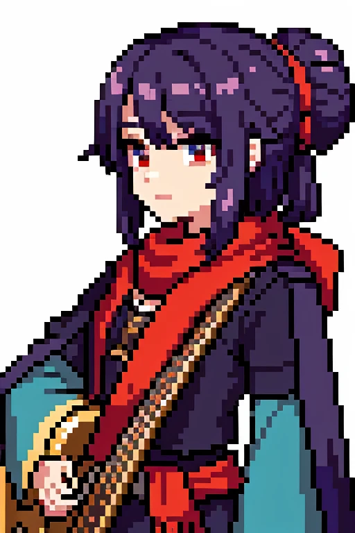 draconian, bard, Wearing a scarf around your neck, holding a lute 
