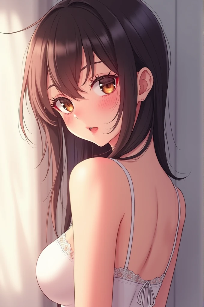 Generates an open naked anime girl