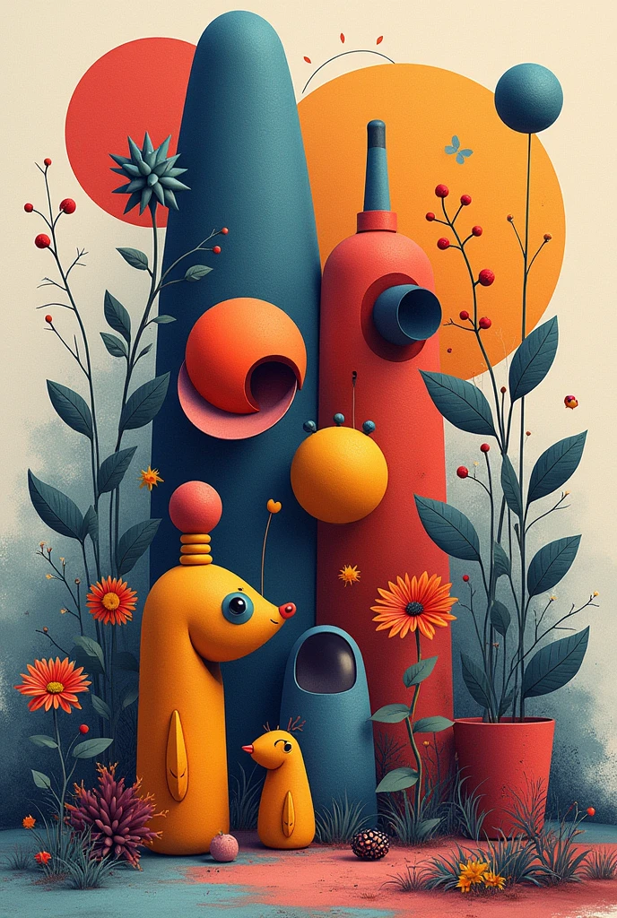 Make a drawing with 7 elements of art

