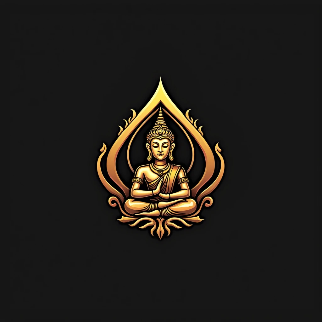 Please design a logo for my shop, it sells Thai amulets. The shop name is wilawan amulet. I would like a beautiful logo that has a Thai style and includes the shop name. 
