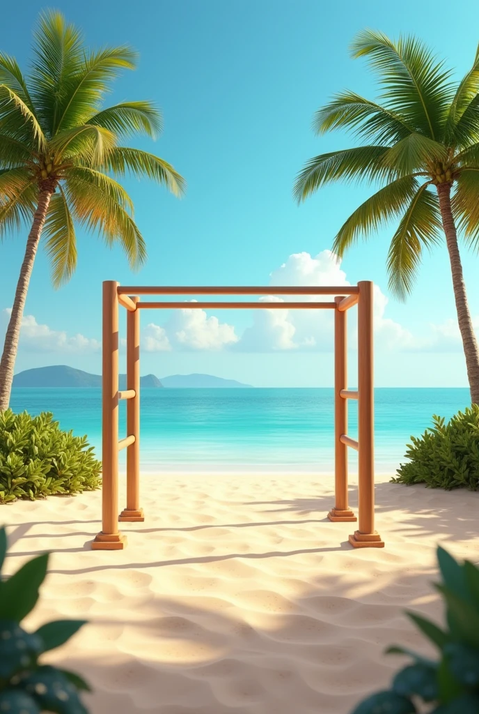 gym, Without people, Outdoor, beach