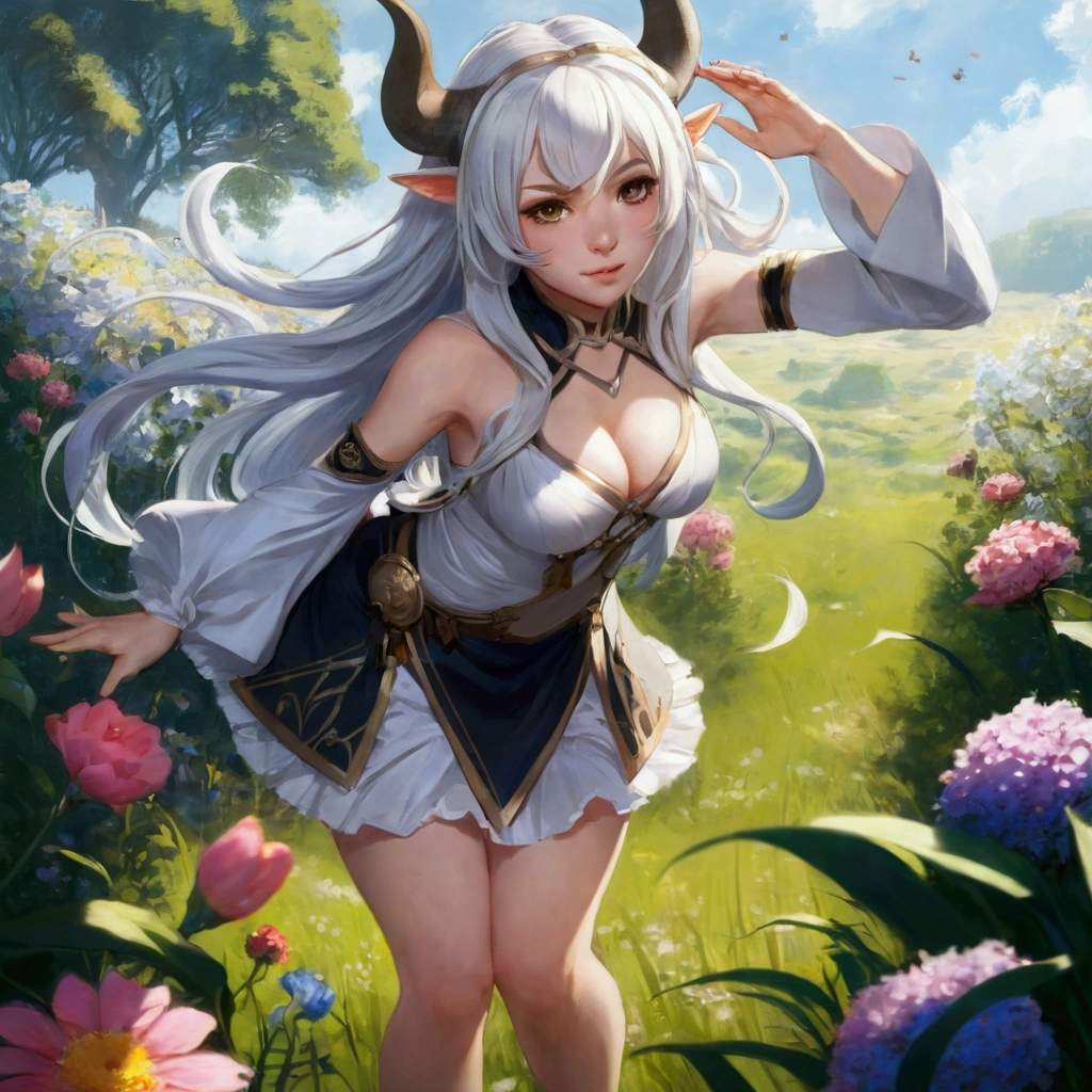 anime girl with horns and a dress in a field of flowers, cushart krenz key art feminine, white haired deity, anime goddess, anime fantasy artwork, detailed digital anime art, high detailed official artwork, anime fantasy illustration, astri lohne, by Yang J, detailed key anime art, trending on artstation pixiv, extremely detailed artgerm
2
anime girl with horns and a dress in a field of flowers, cushart krenz key art feminine, white haired deity, anime goddess, anime fantasy artwork, detailed digital anime art, high detailed official artwork, anime fantasy illustration, astri lohne, by Yang J, detailed key anime art, trending on artstation pixiv, extremely detailed artgerm
2
