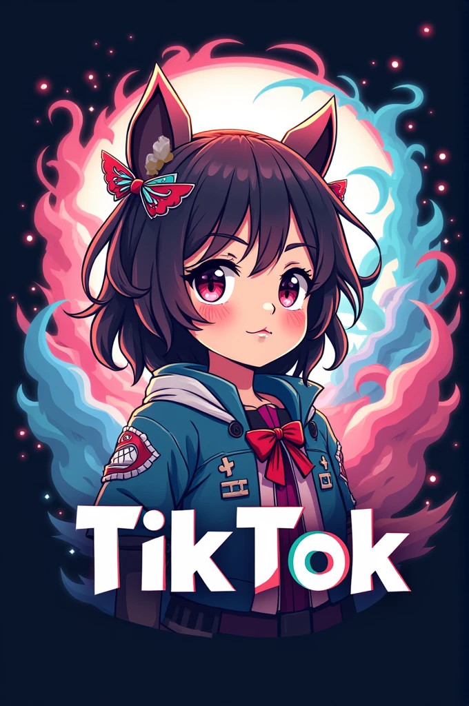 Make my tiktok logo I'm a anime content creator my profile my anime world