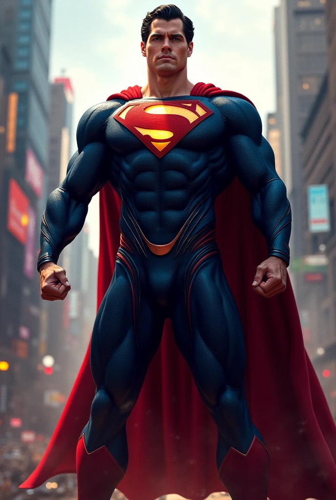 Superman with the 2007 Superman design