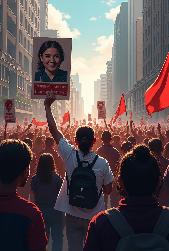 Violent protest against the rapists and killers of a female doctor