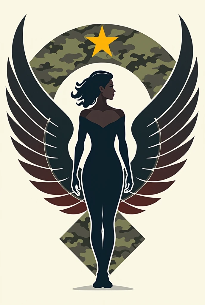 Create a logo for united women who have been wronged in the military competition physical test