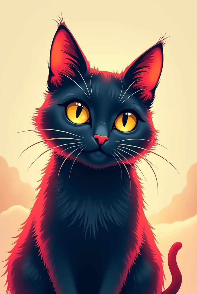 Motivational cat poster