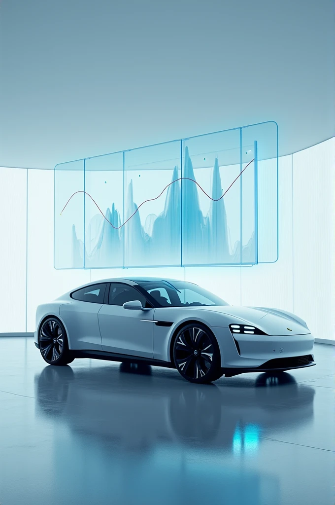  Draw a graph above the electric car 