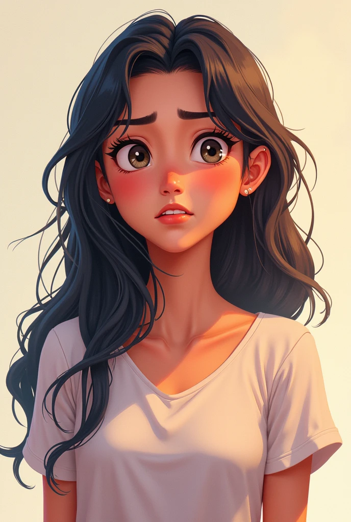 Mausami, with a mix of excitement and apprehension, accepting the challenge. Her expression shows a blend of enthusiasm and nervousness.