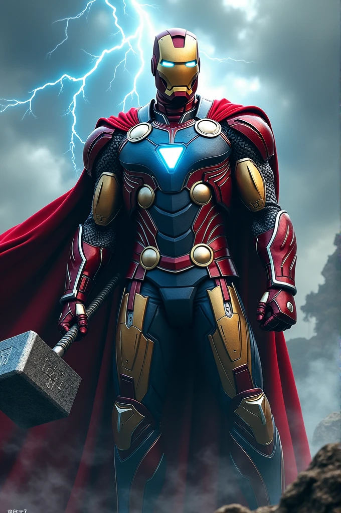 Iron man as thor