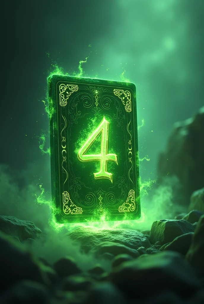 Uno +4 green card