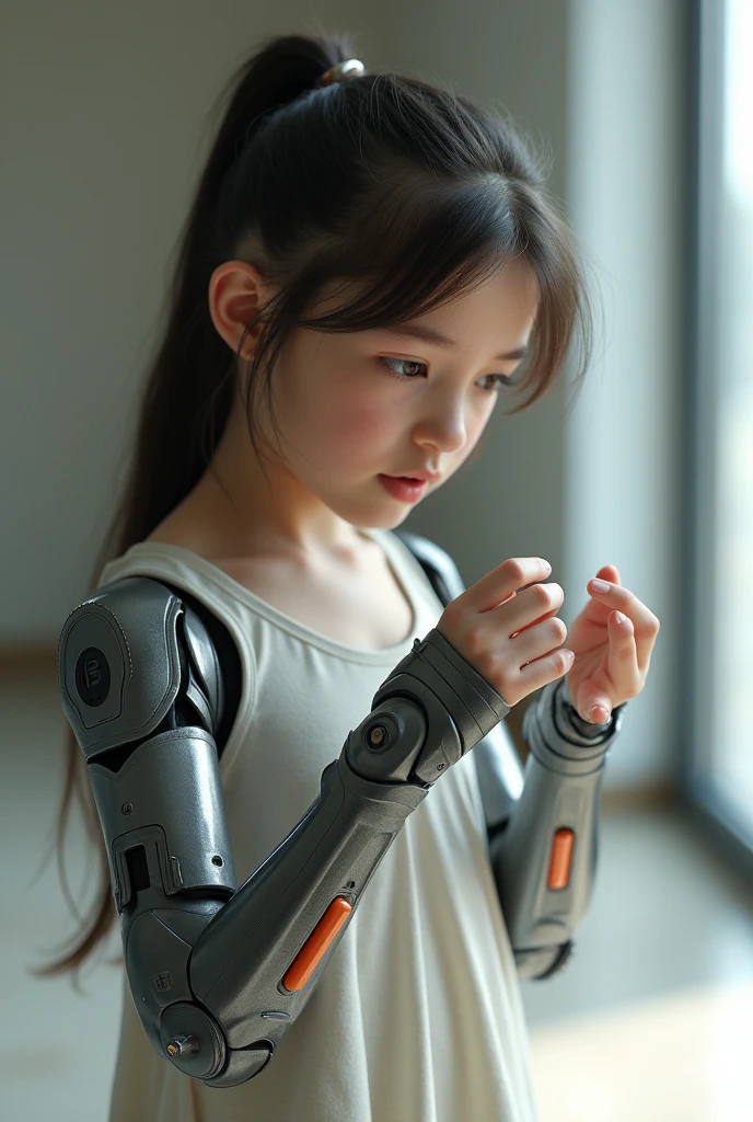 Prosthetic limbs、Girl